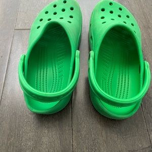 Green crocs